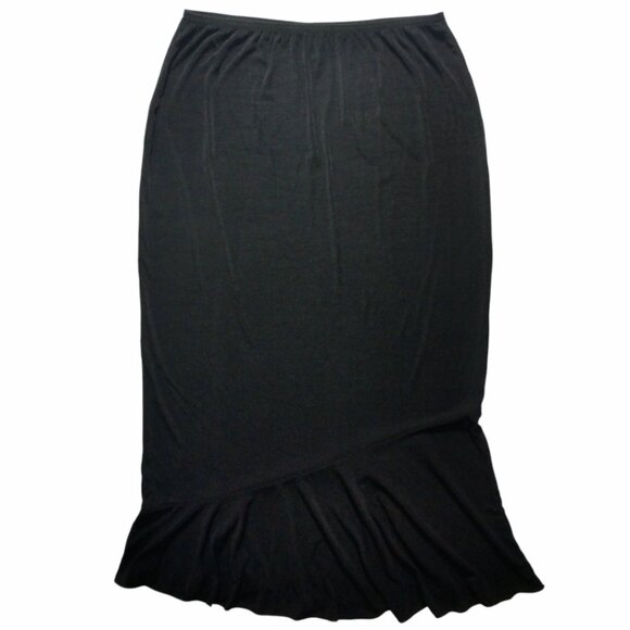 Jaclyn Smith Dresses & Skirts - Jaclyn Smith Classic Women's Black Nylon Skirt L Large